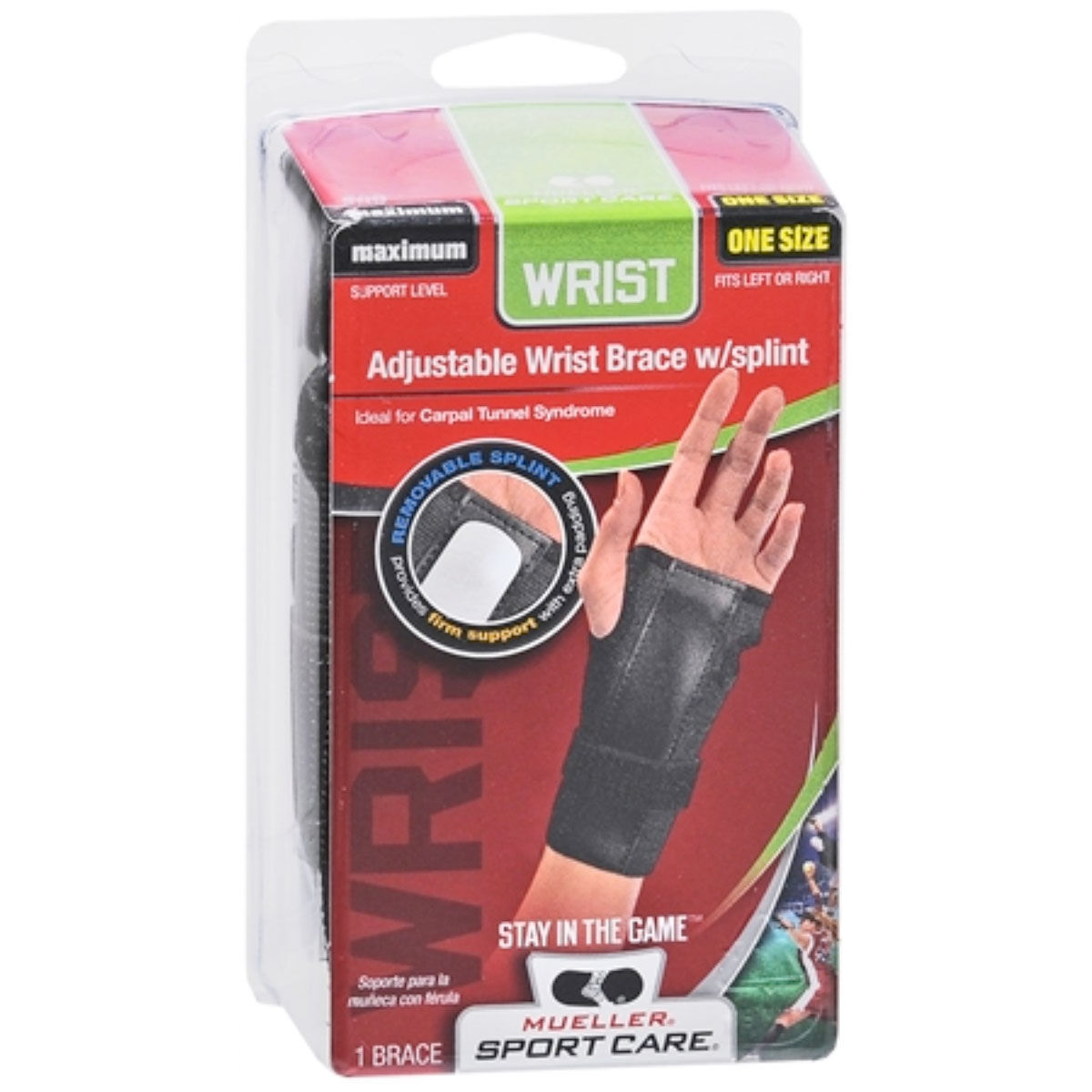 Mueller Wrist Brace with Splint
