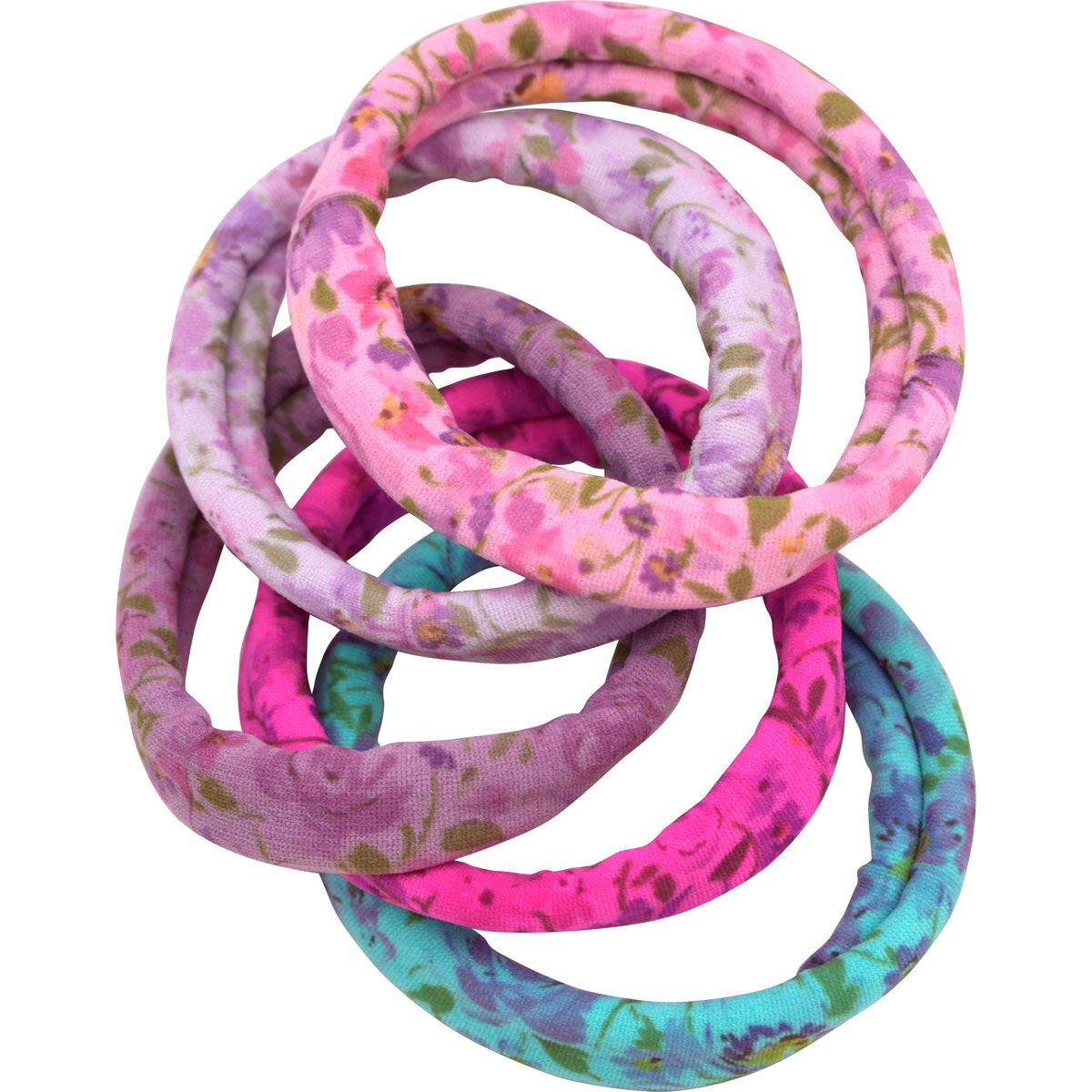 Nova Floral Hair Ties - 5 Pack