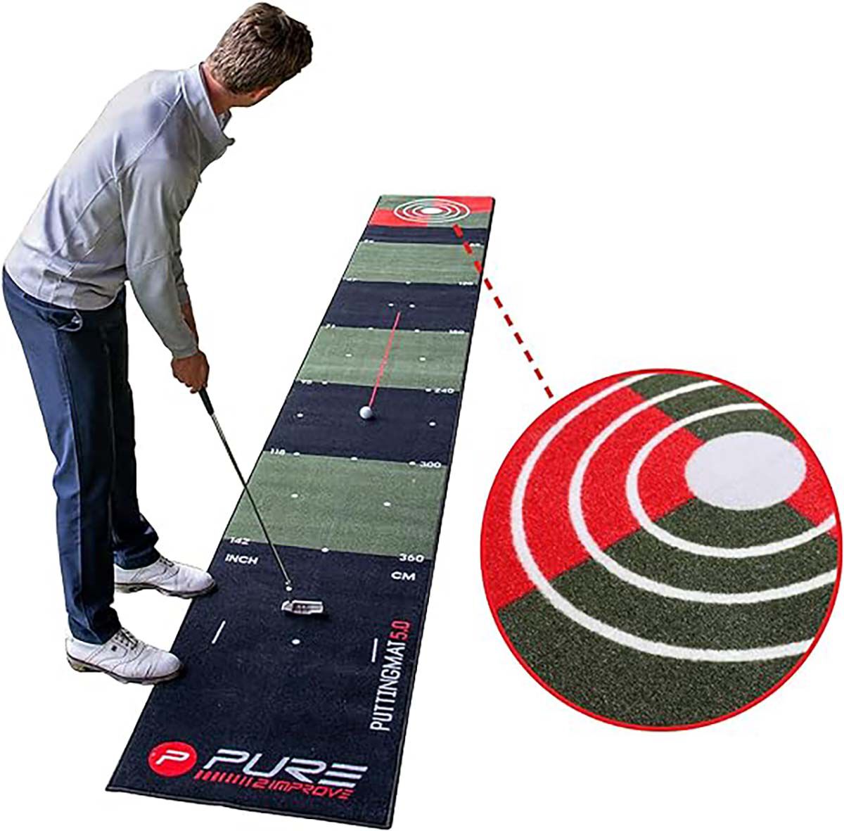 Pure2improve 5.0 Golf Putting Mat