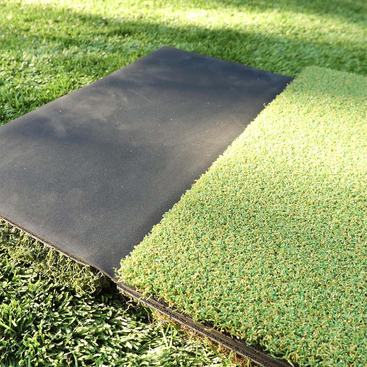 Pure2improve Tri-Turf Hitting Mat & Impact Balls Bundle