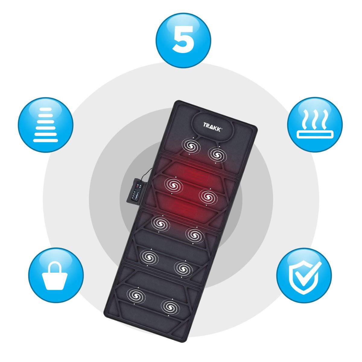 Trakk Full Body Massage Mat with Heat