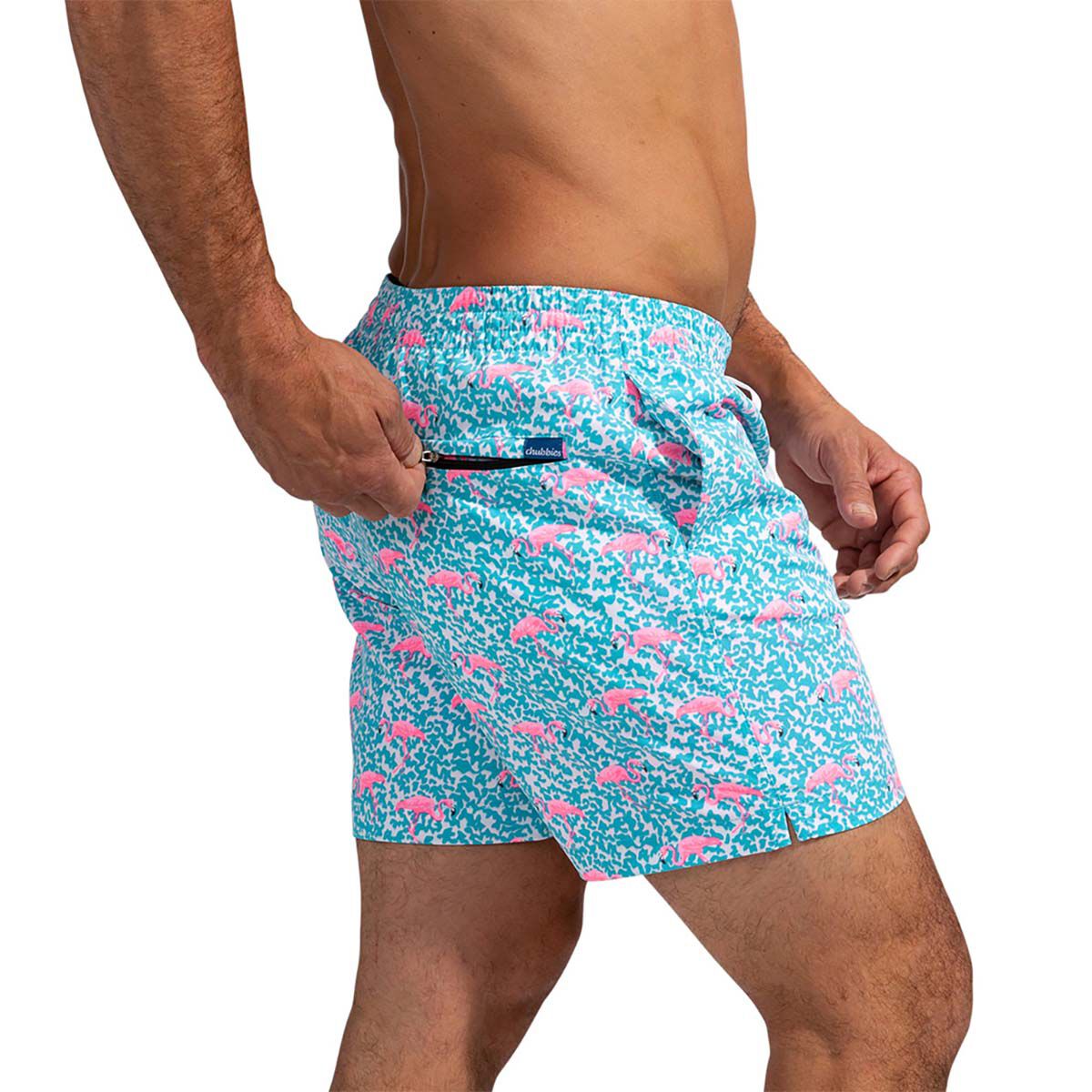 Chubbies The Domingos Are For Flamingos 5.5" (Classic Lined Swim Trunk)