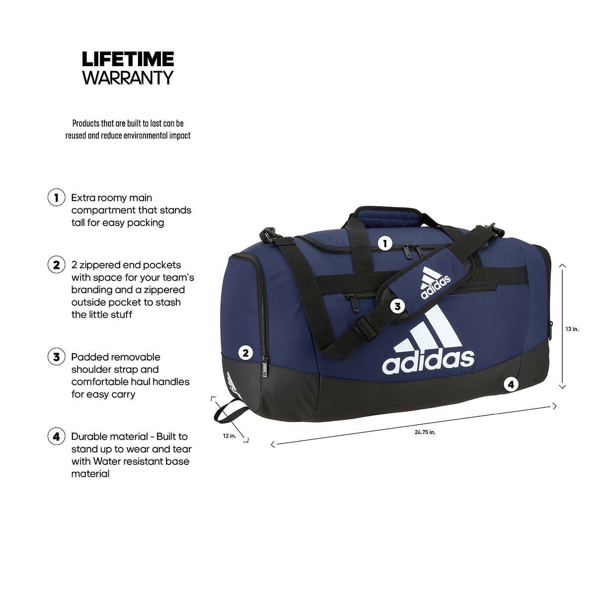 adidas Adidas Defender IV Medium Duffel