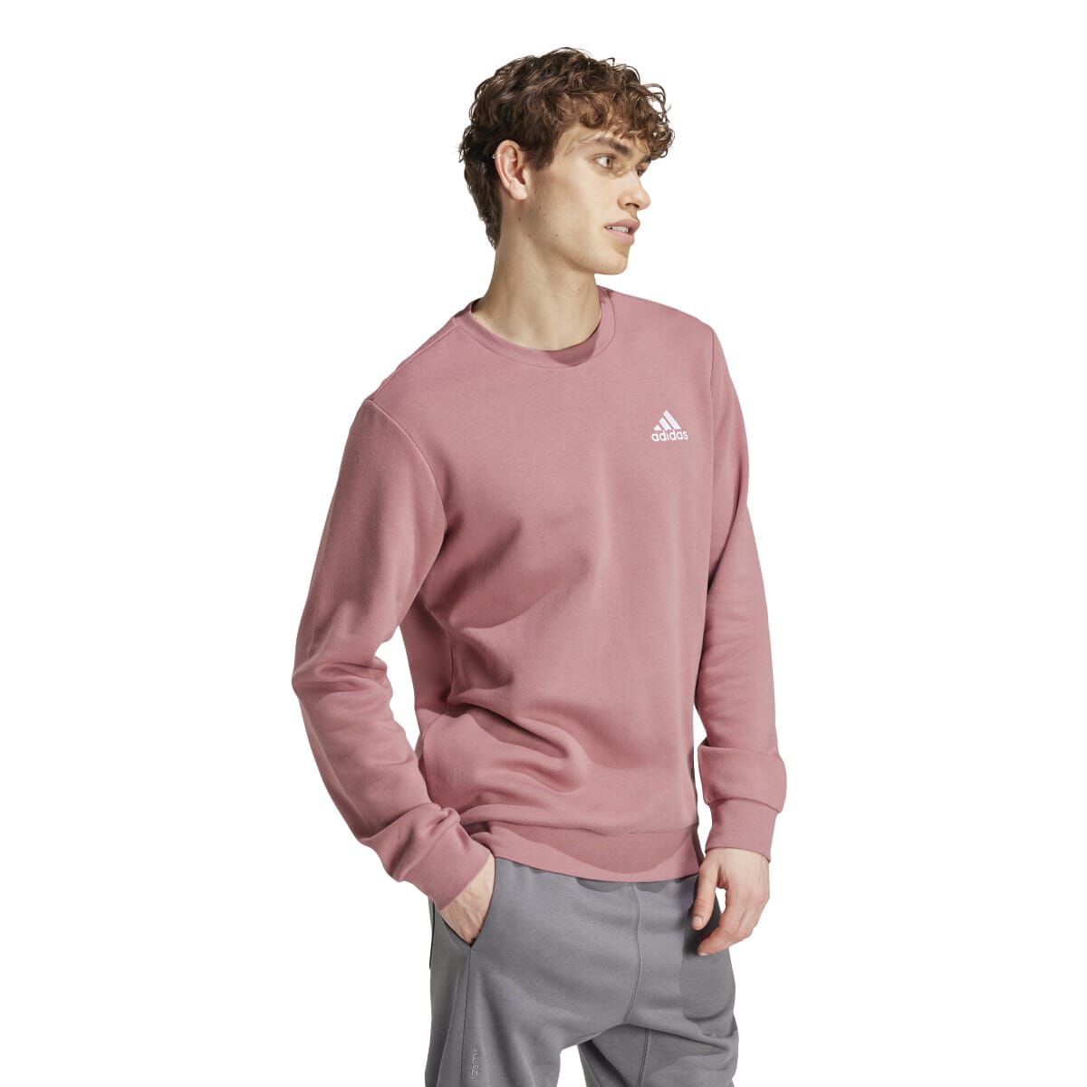 adidas Men's Long Sleeve Feel Cozy Crew