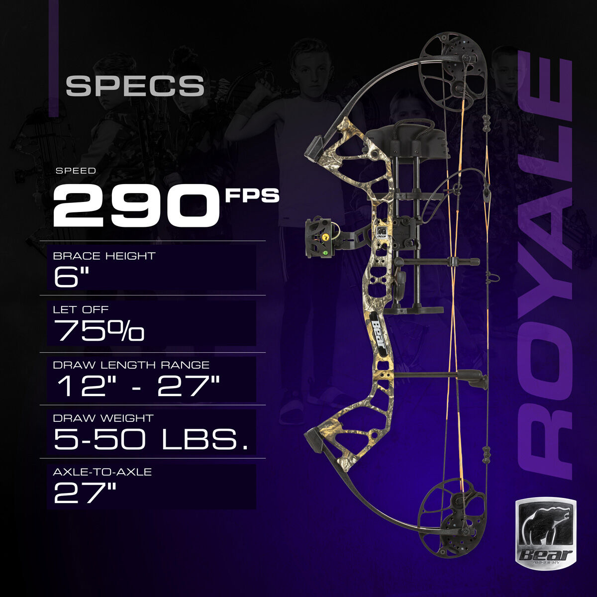 Bear Royale RTH Compound Bow Package
