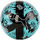 Teal/Black