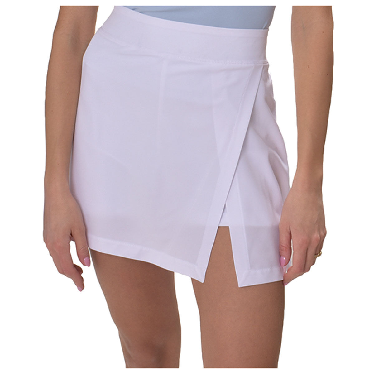 Ebb & Flow Women's Side Slit Woven Skort