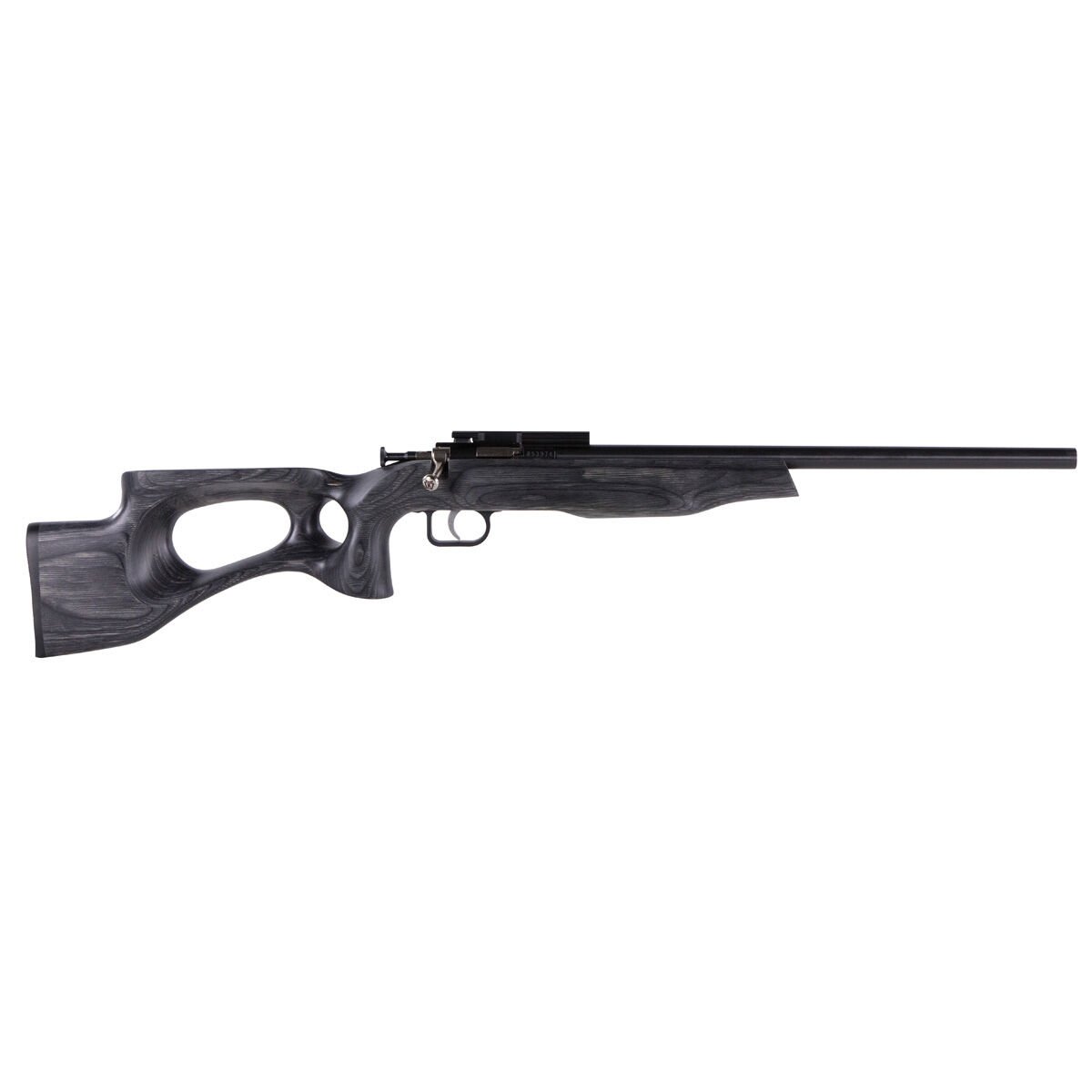 Crickett KSA2544 Black Target 22 LR 1rd 16.12" Tapered Bull Barrel Centerfire Rifle