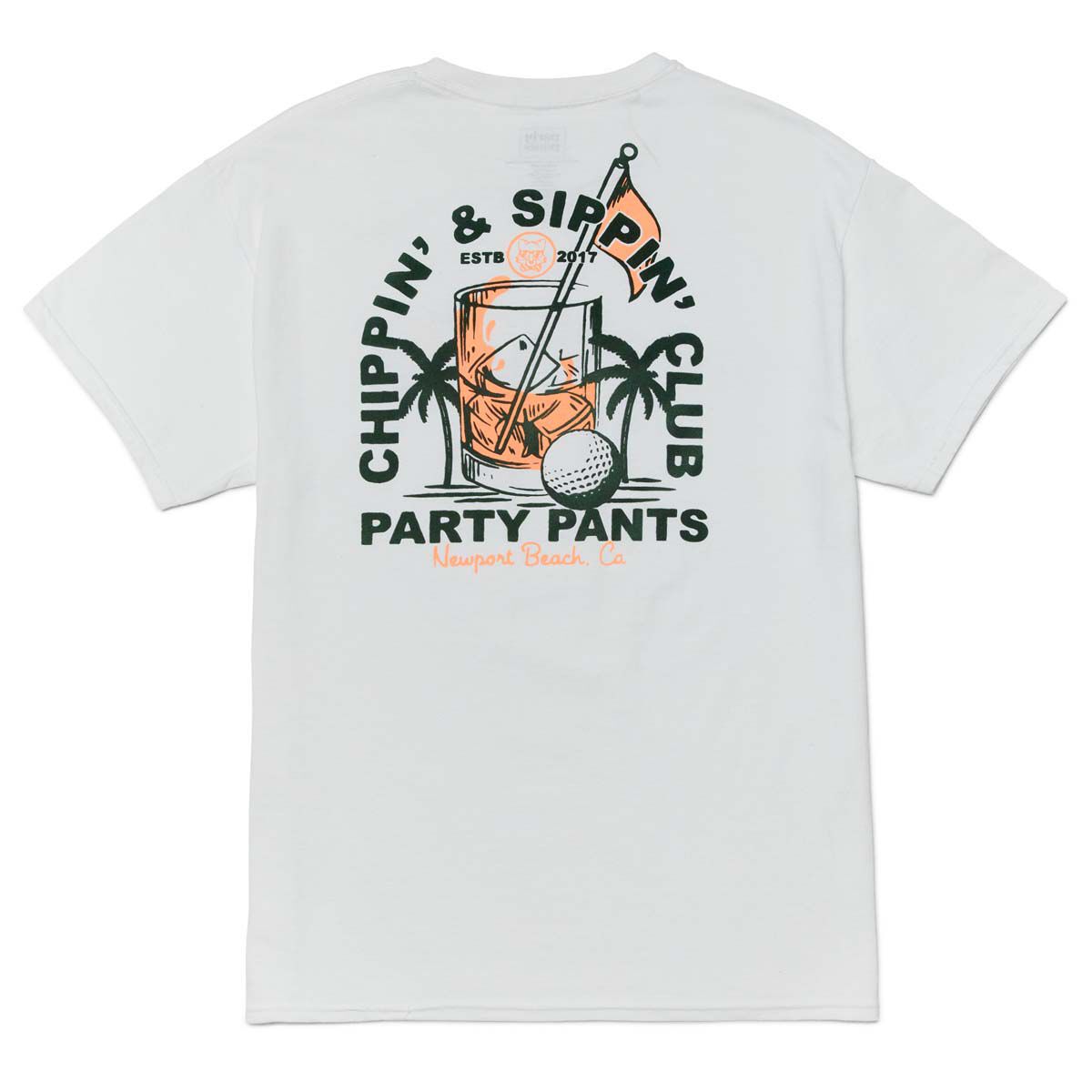 Party Pants Men's Chippin & Sippin Short Sleeve Tee