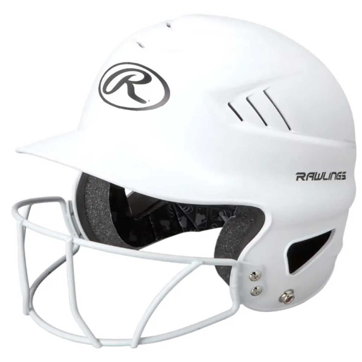 Rawlings Highlighter Fastpitch Batting Helmet With Mask