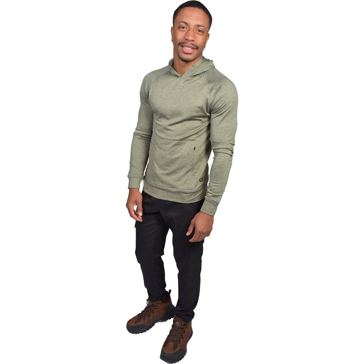 Leg3nd Outdoor Men's Brushed Pullover Hoodie