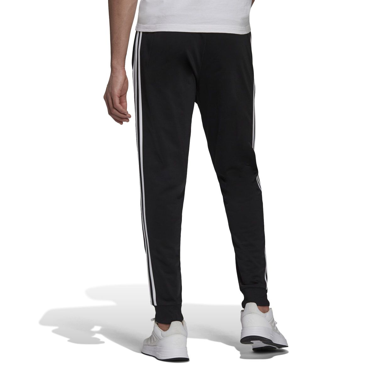 adidas Men's Essentials Warm-Up Tapered 3-Stripes Track Pants