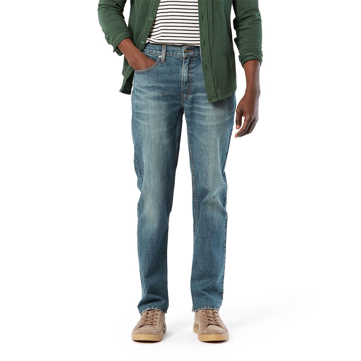 Signature by Levi Strauss & Co. Gold Label Men's LSS Straight Jeans