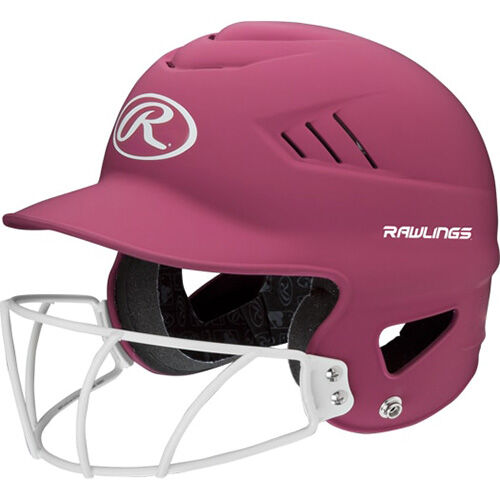 Rawlings Highlighter Fastpitch Batting Helmet With Mask