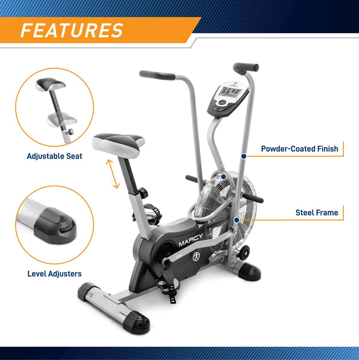 Marcy Air-1 Deluxe Exercice Fan Bike