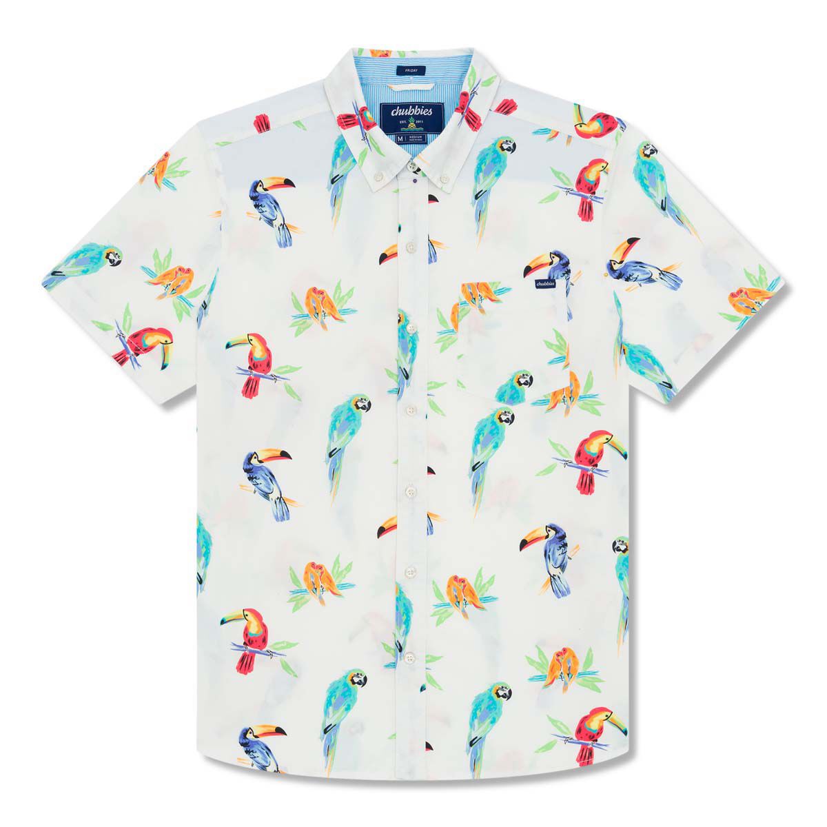 Chubbies Men's  Dude Where's Macaw (Friday Shirt)