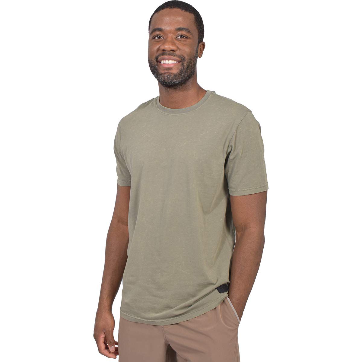 Bison Ridge Men's Acid Wash Sequoia Short Sleeve T-Shirt