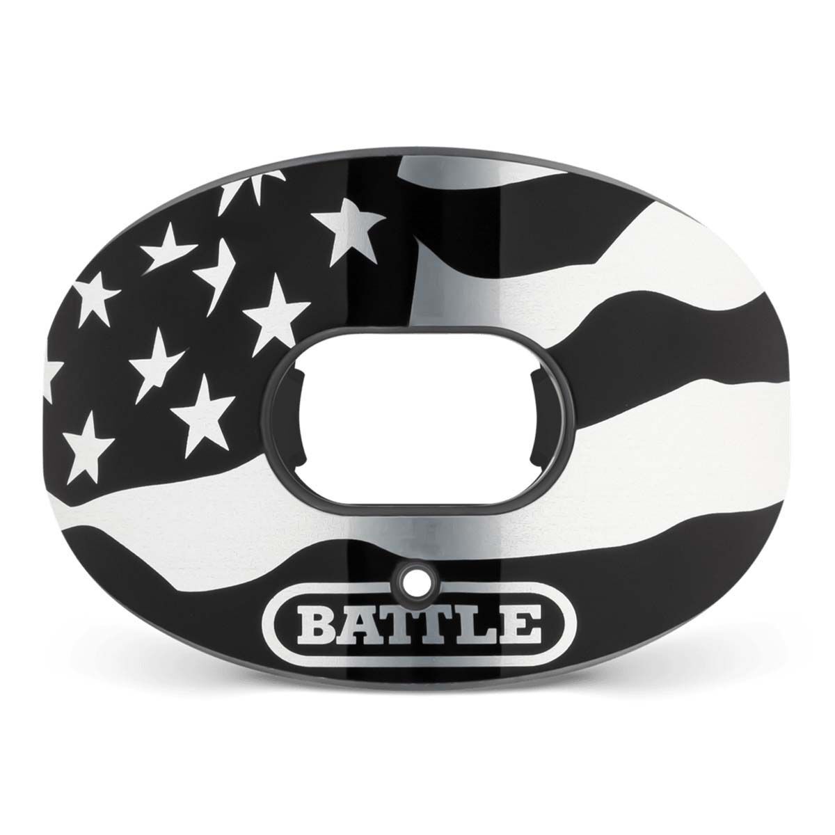 Battle Sports Chrome Predator Oxygen - Silver with Black Teeth