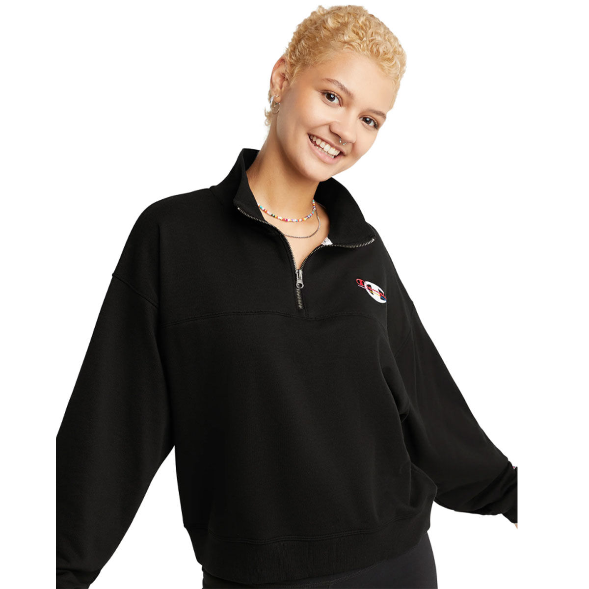 Champion Women's Campus French Terry Qarter Zip