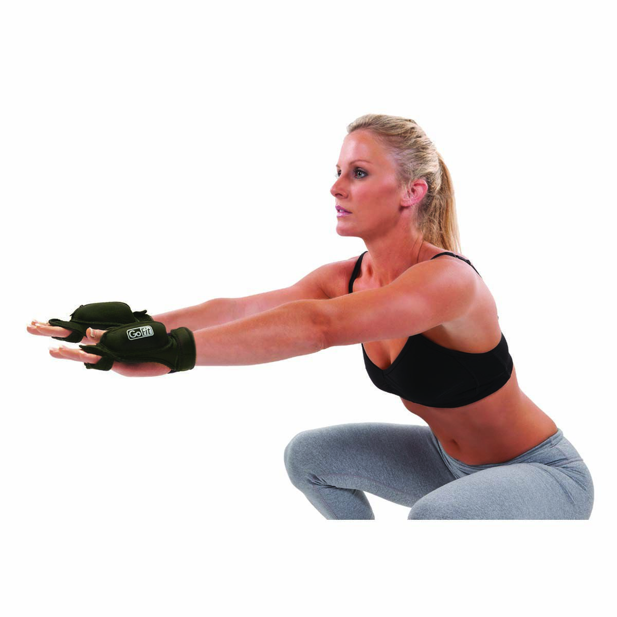 Go Fit 2lb Weighted Aerobic Gloves