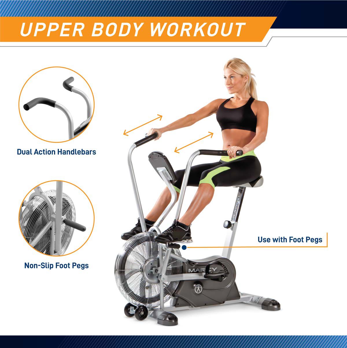 Marcy Air-1 Deluxe Exercice Fan Bike