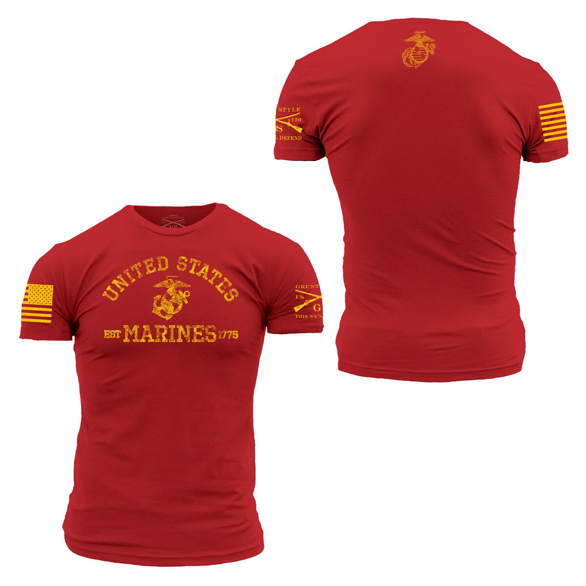 Grunt Style Men's USMC Est 1775 Tee