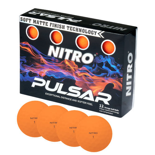 Nitro Golf Pulsar Golf Balls - 12-Pack