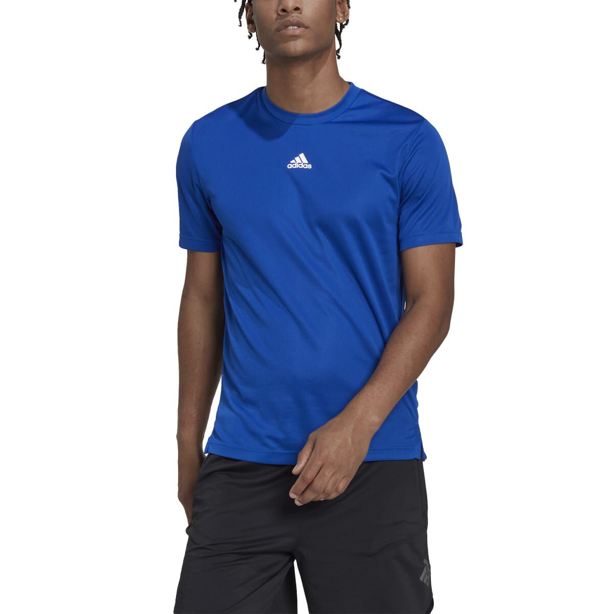 adidas Men's Aeroready Hiit Back 3-Stripes Training Tee