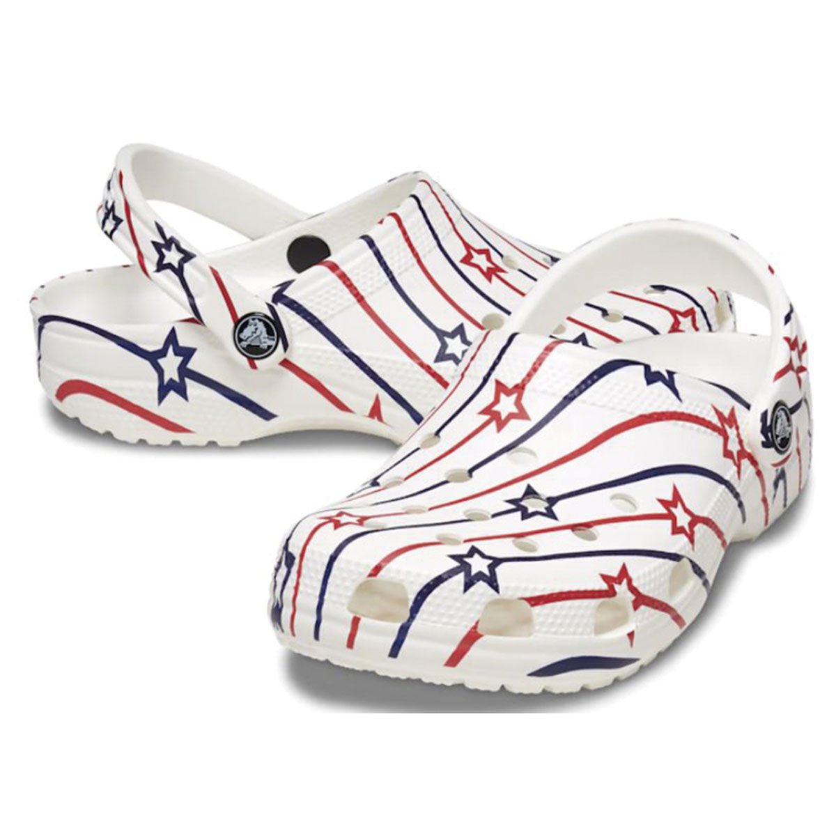 Crocs Women's Classic Stars & Stripes Clogs