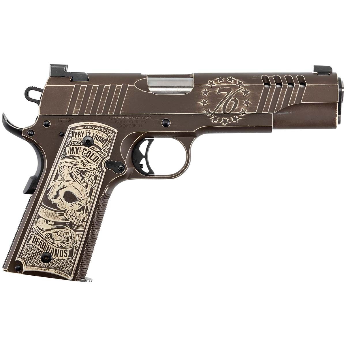 Auto Ordnance 1911 45COLD DEAD HNDS BLK Pistol