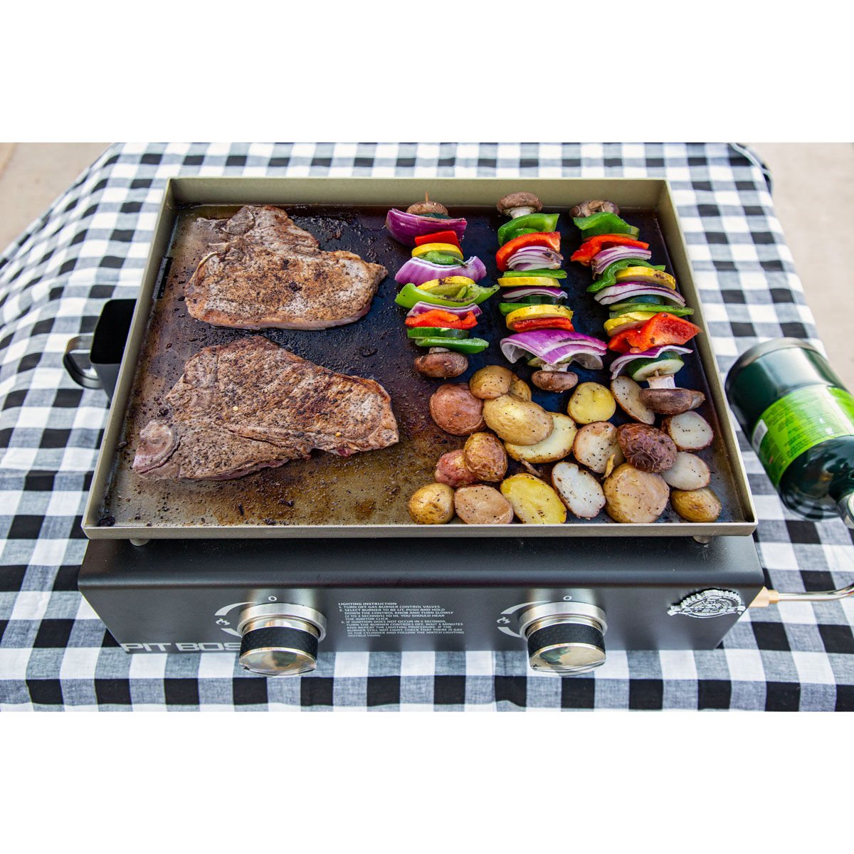 Pitboss Two Burner Tabletop Griddle