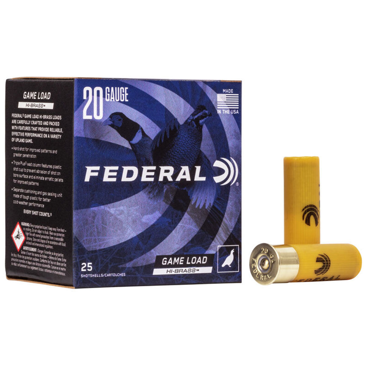 Federal Game Load Upland Hi-Brass 20 Gauge