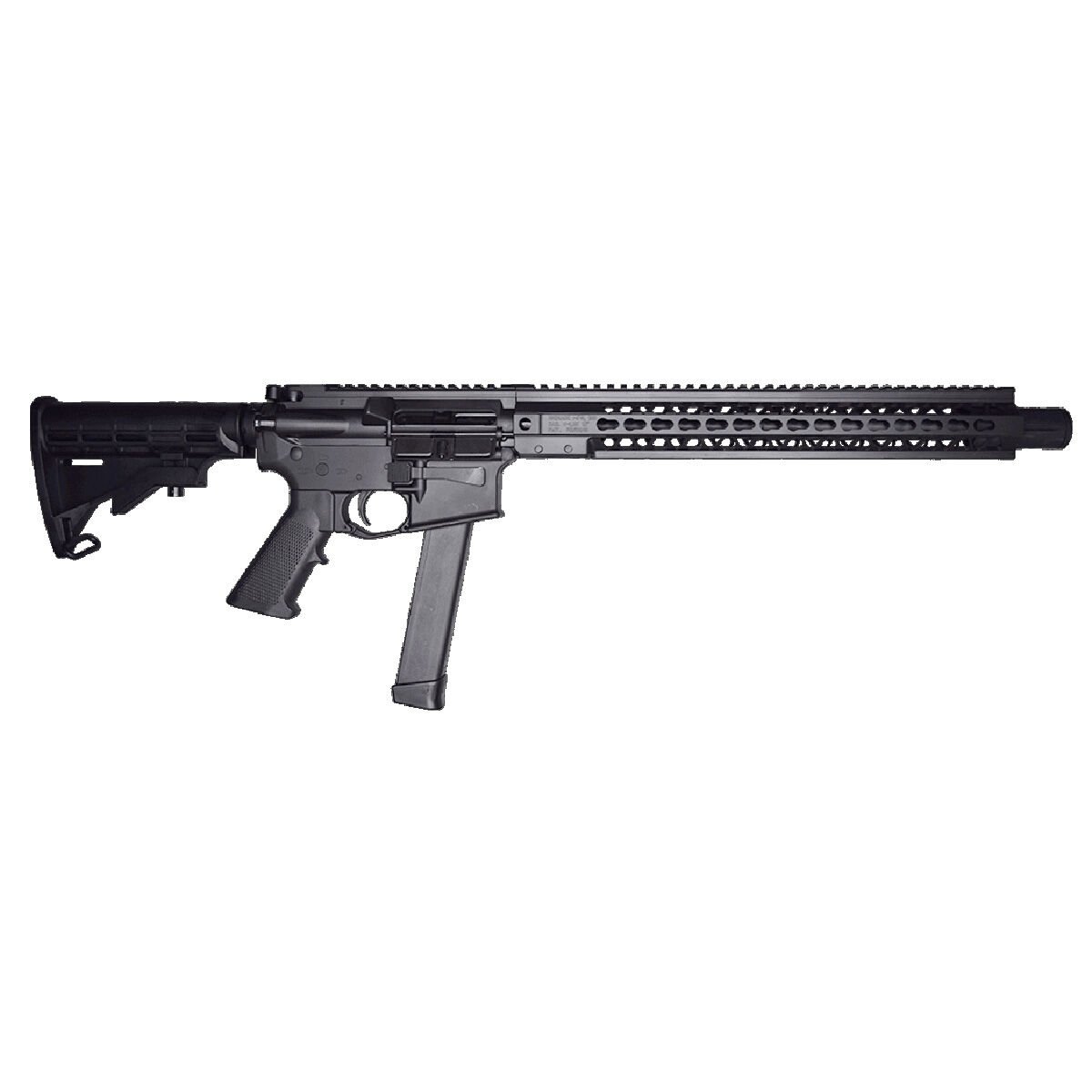 Brigade Firearm 9MM 16BRL 16RAIL GRAPHITE Centerfire Tactical Rifle
