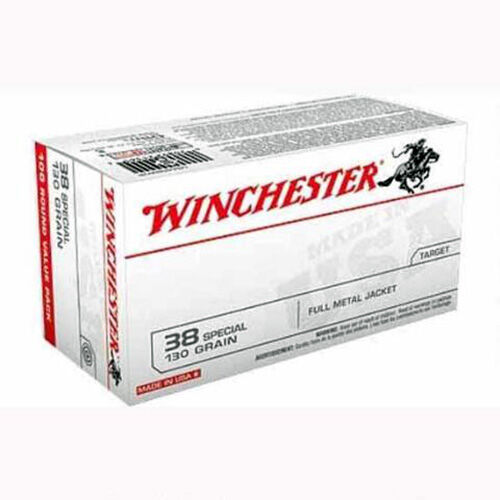 Winchester .38 SPL FMJ 100ct