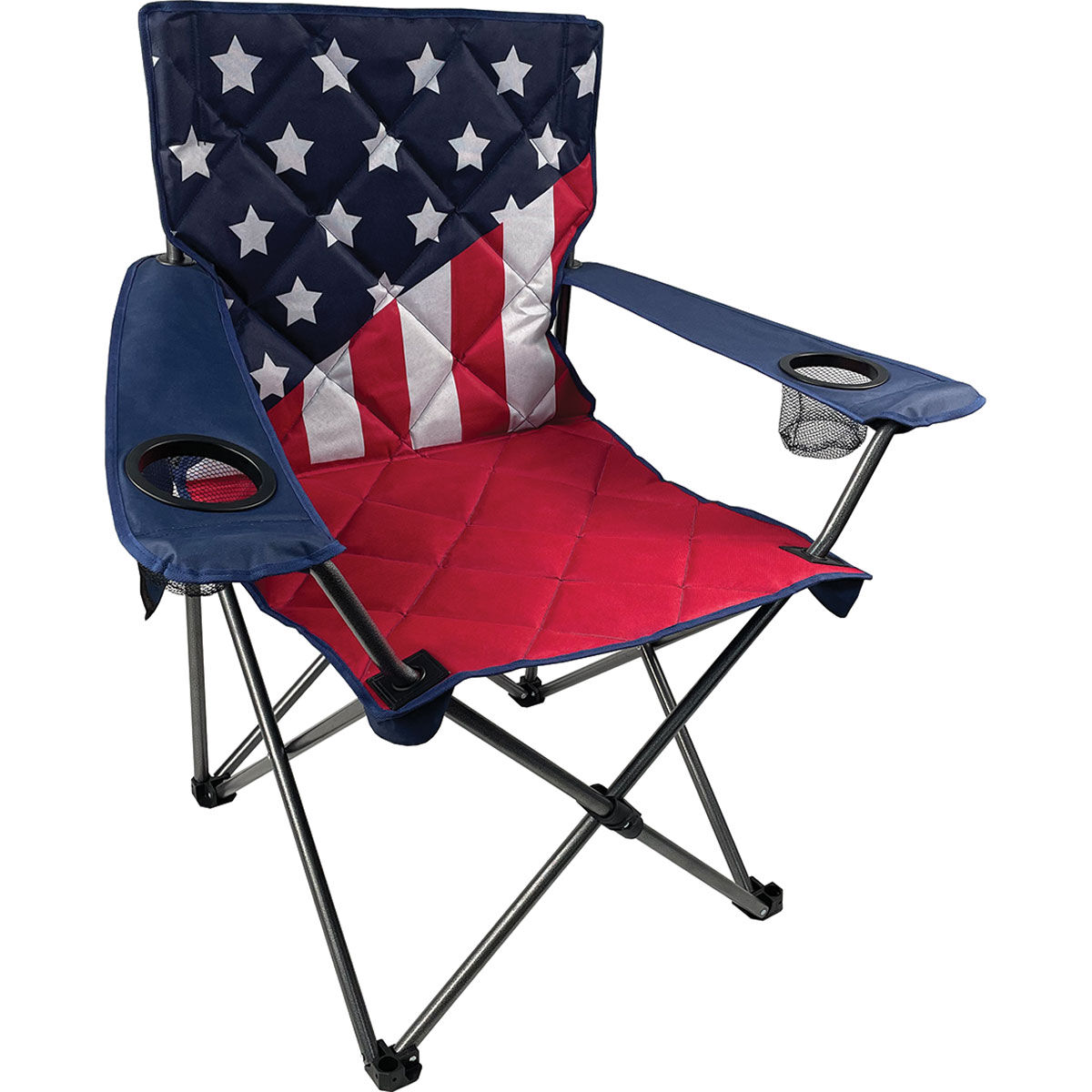 Black Sierra Old Glory Flag Chair