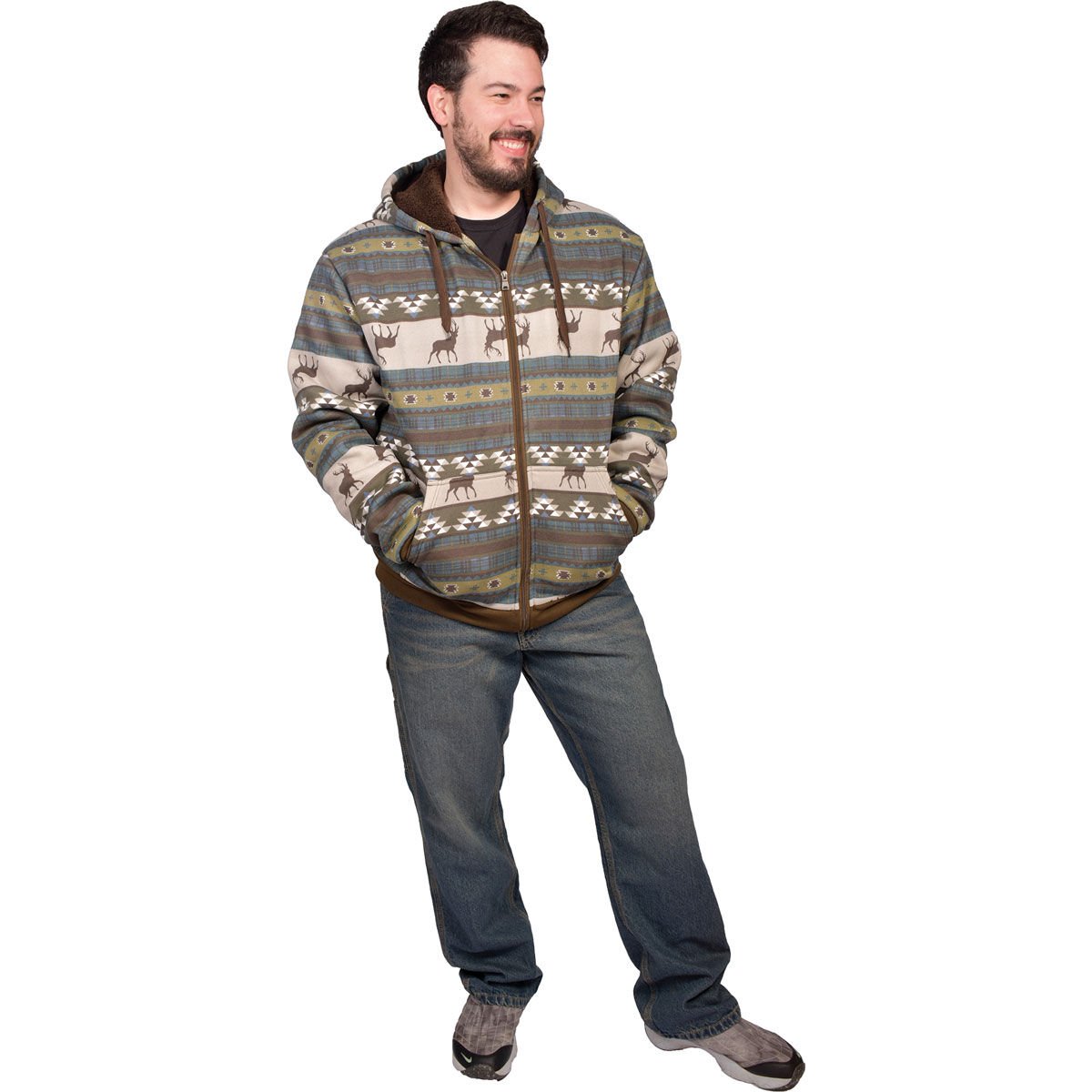 Big Ball Sports Men's Sherpa Lined Jacket
