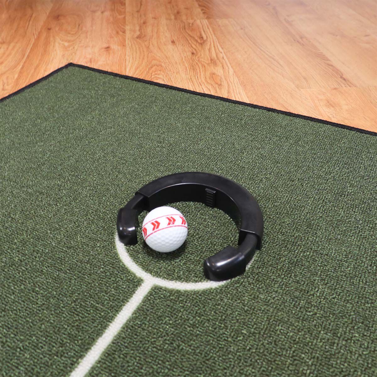 Pure2improve Putting Mat & Adjustable Practice Cup