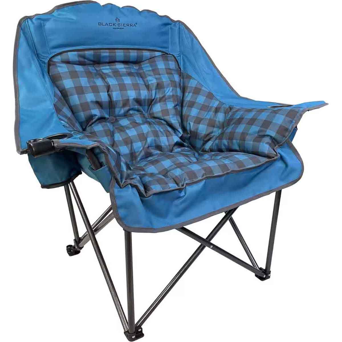 Black Sierra Comfort Cloud Padded Chair