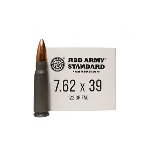 Red Army Standard 7.62X39MM 122 GR FMJ Steel Case
