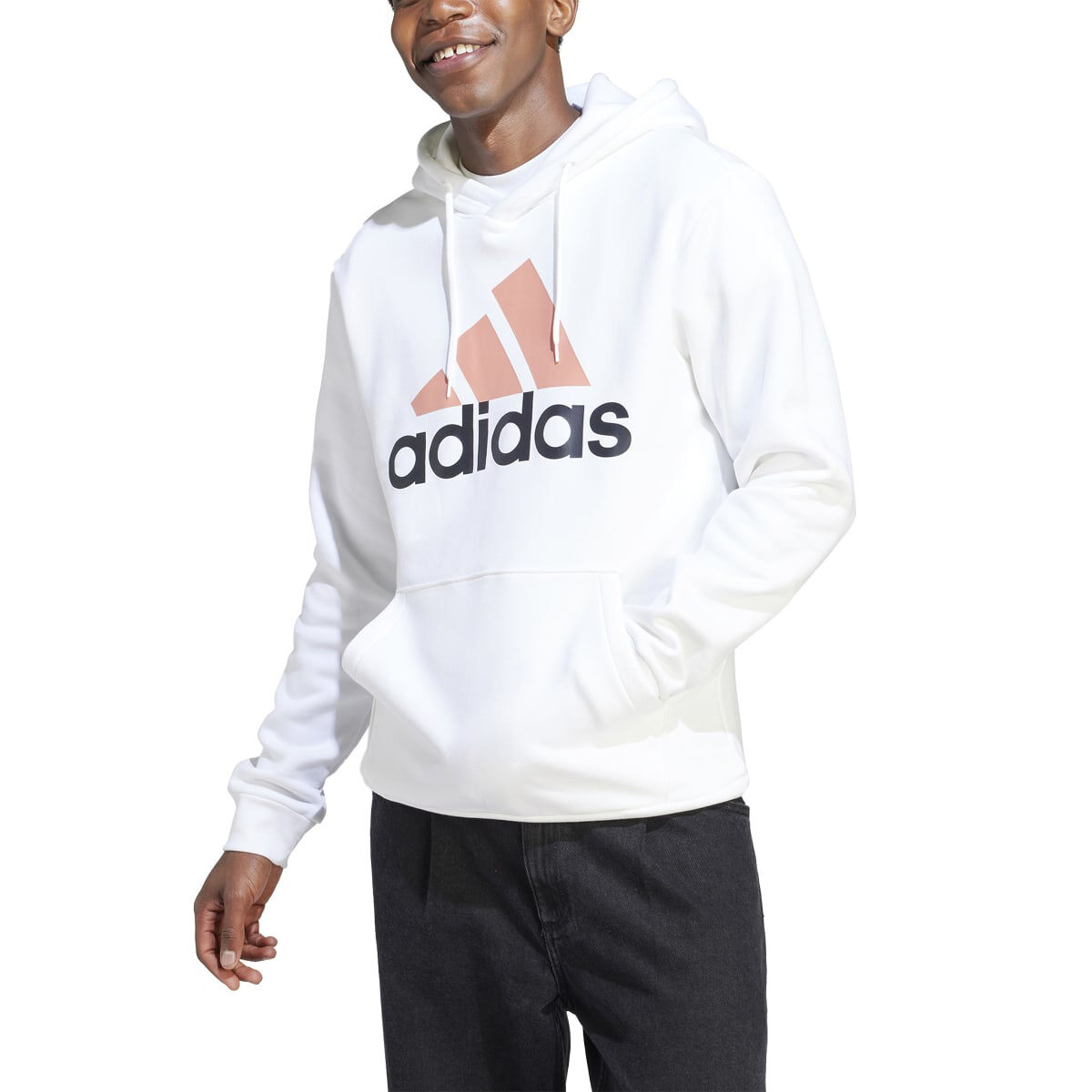 adidas Men's Big Logo Flc Hood
