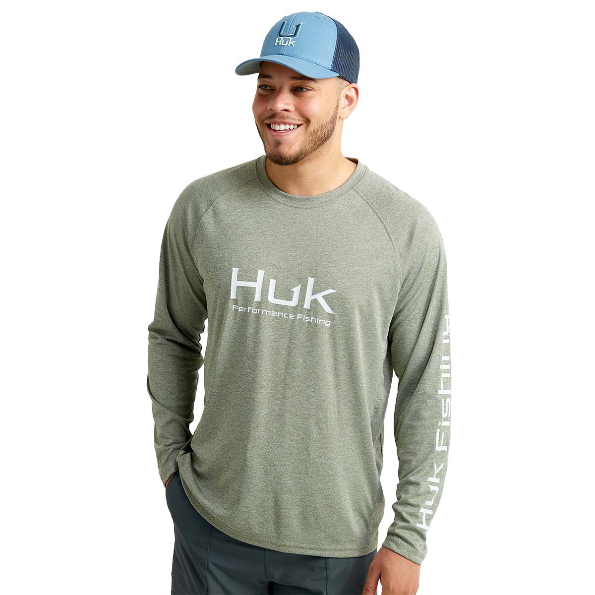 Huk Men's Long Sleee Crew