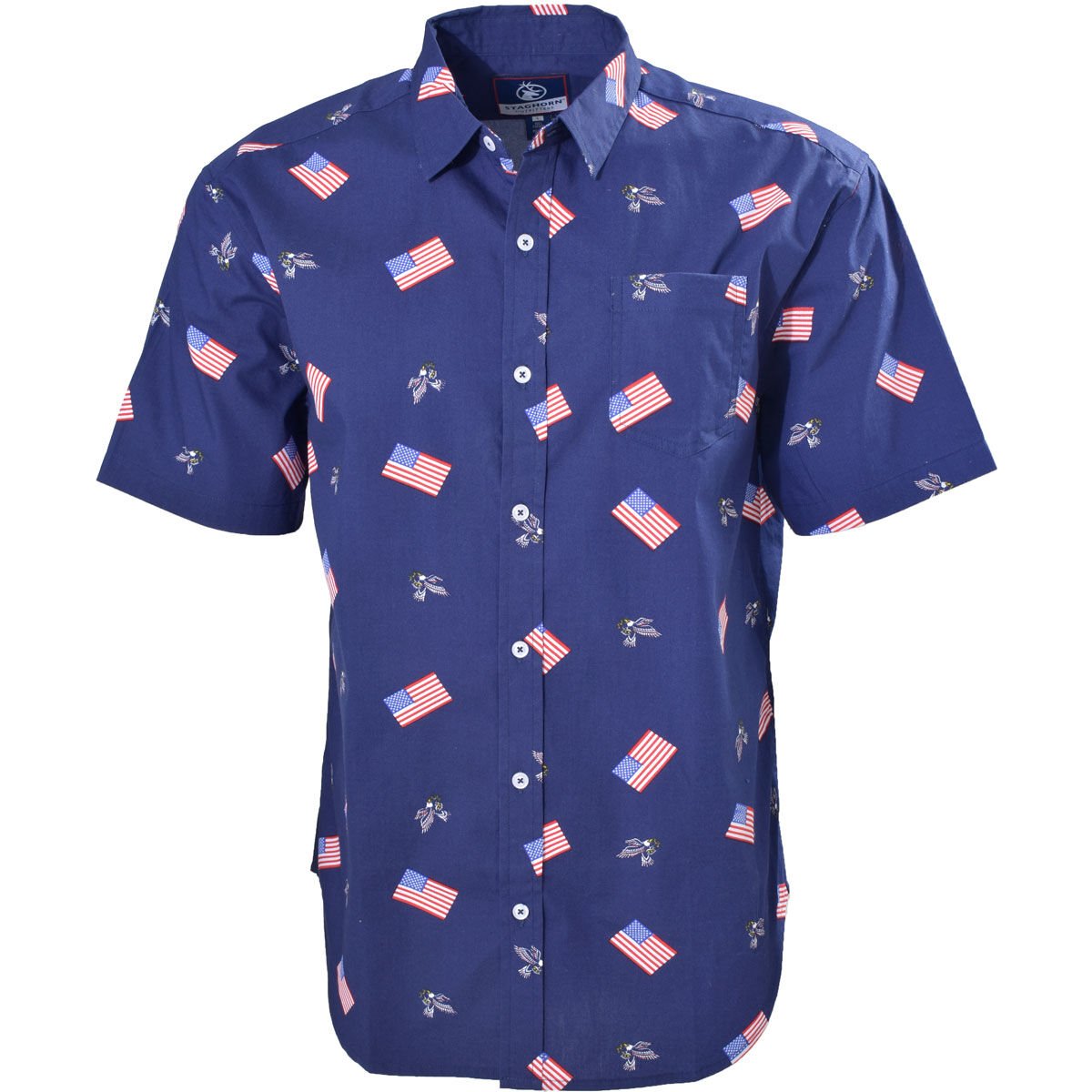 Staghorn Outfit Men's Short Sleeve Print Woven