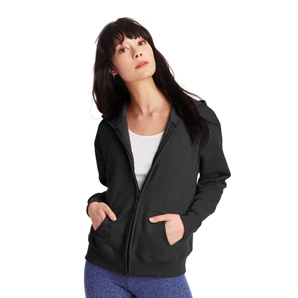 Hanes Ladies Full Zip Hoodie