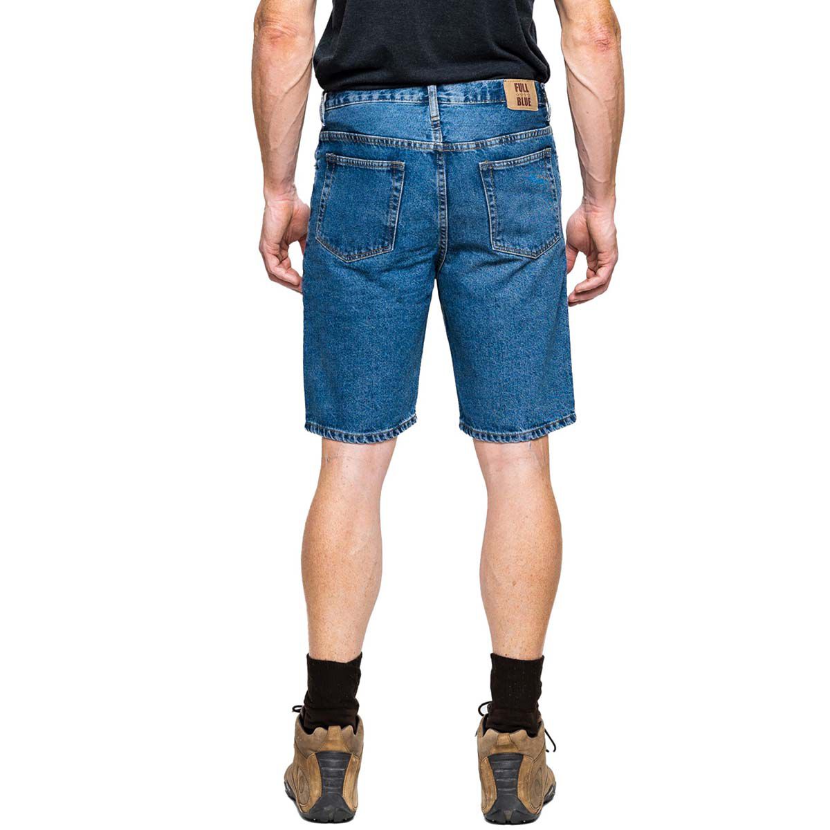 Full Blue Men's 5 Pocket Denim Shorts