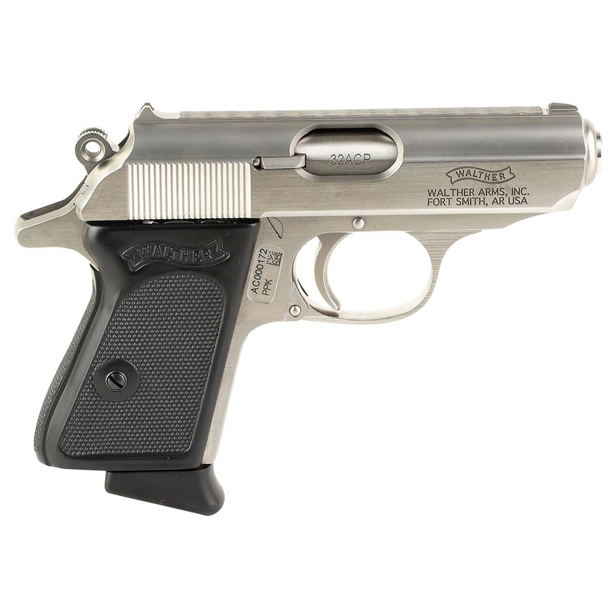 Walther PPK 32 ACP 3.3" SS 6RD Pistol
