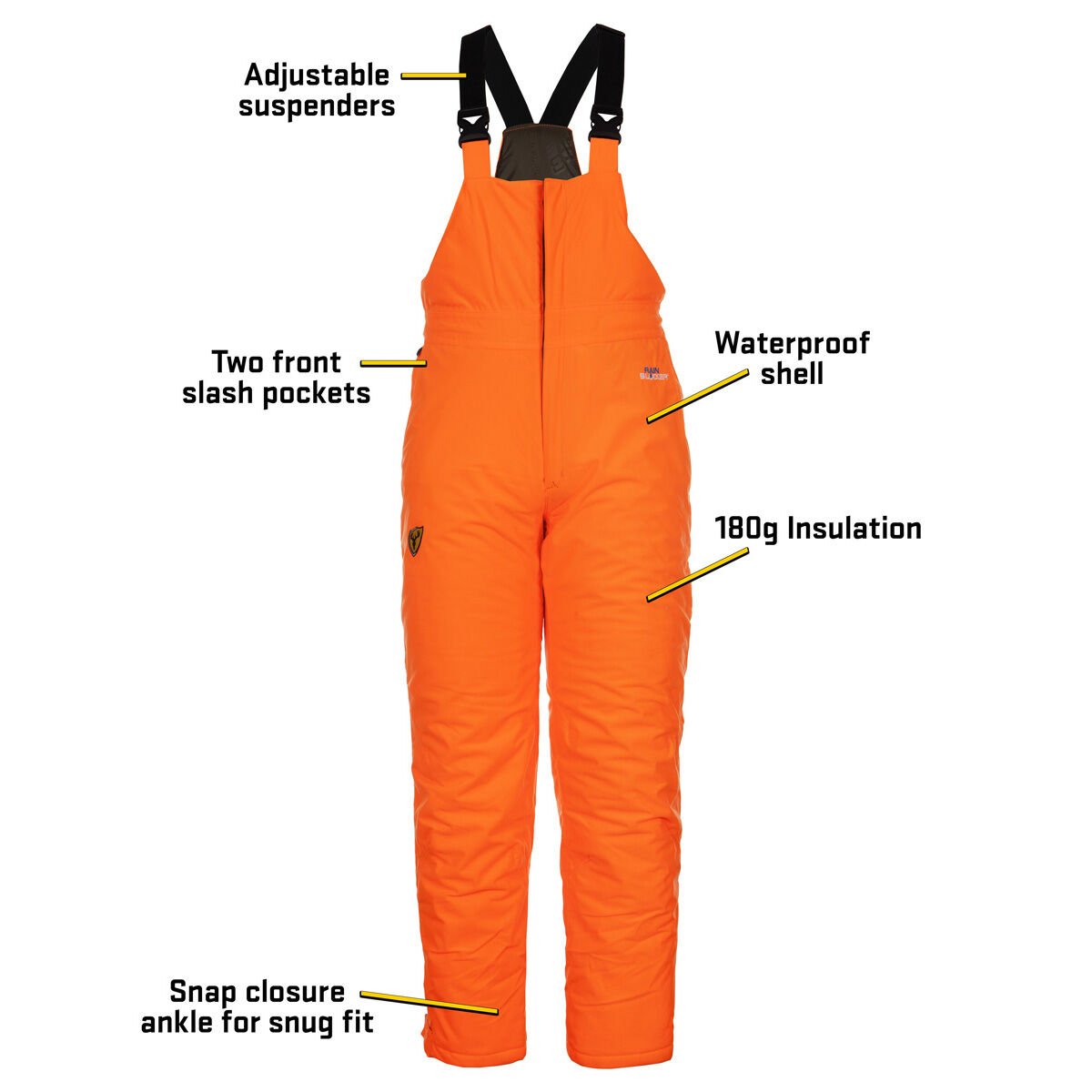 Blocker Outdoors Men's Drencher Insulated Bib