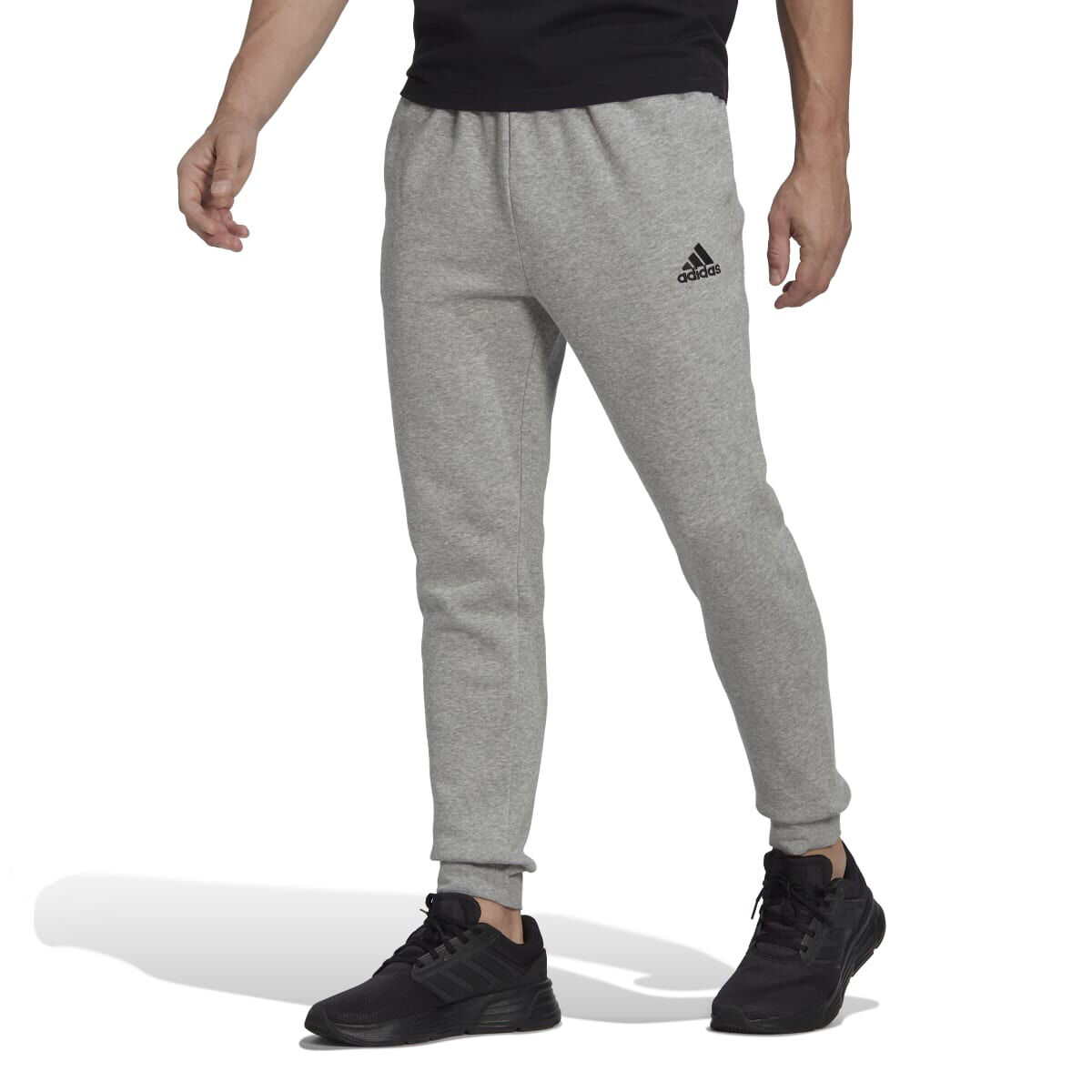 adidas Men's Essentials Fleece Regular Tapered Joggers