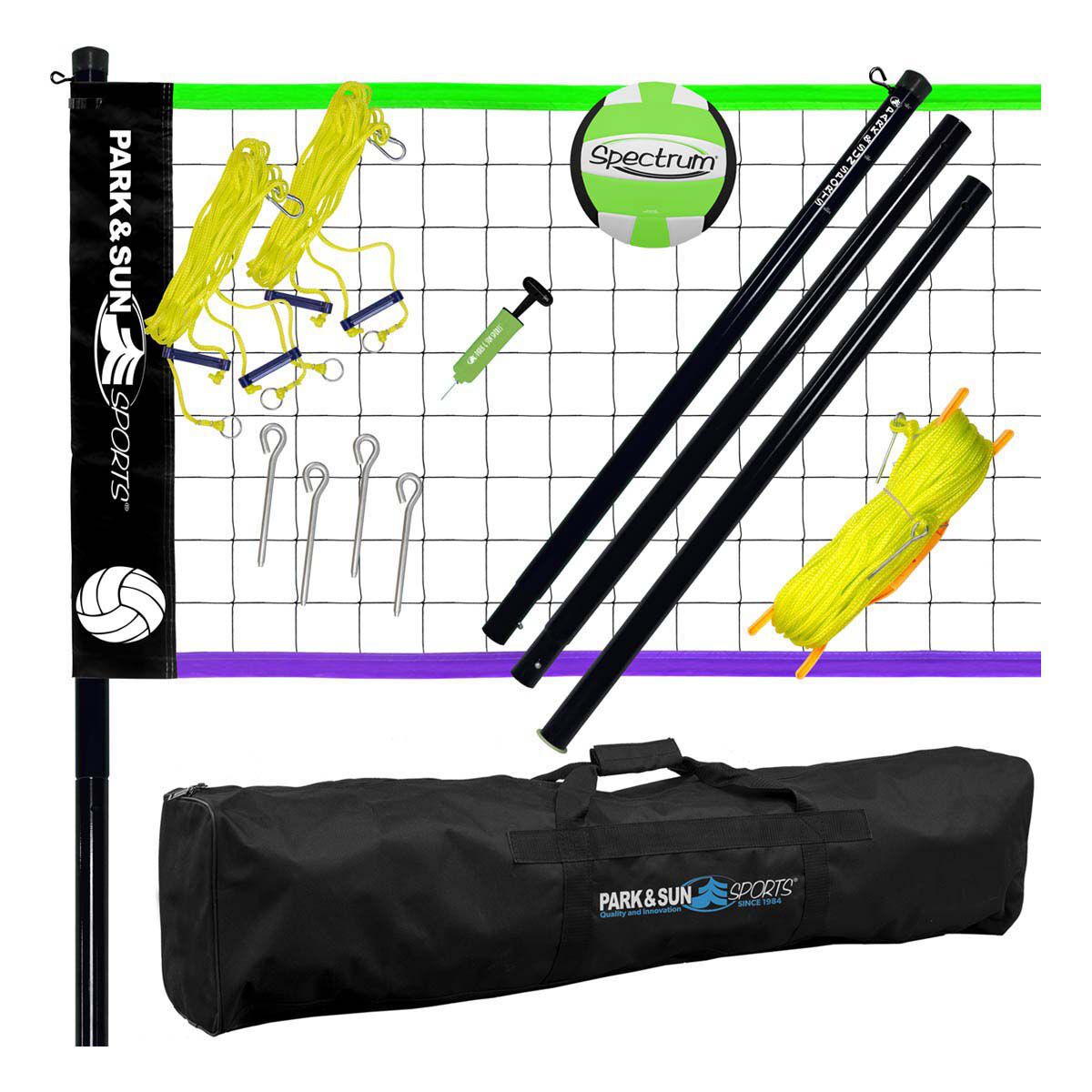 Park'n Sun Spiker SL Portable Volleyball Set