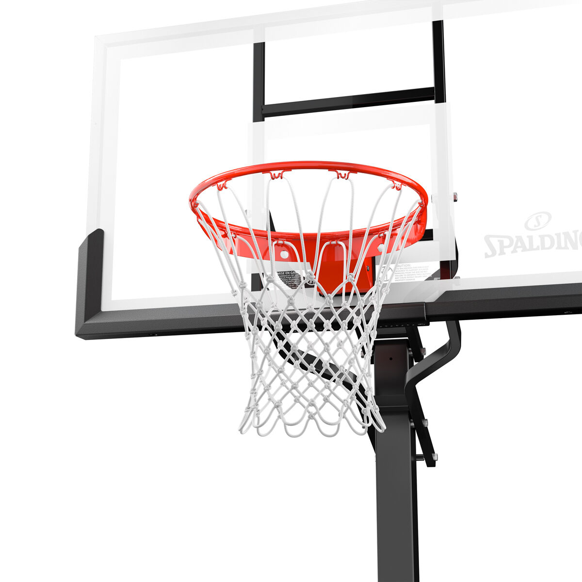 Spalding 54" Ultimate Hybrid Acrylic Portable Basketball Hoop