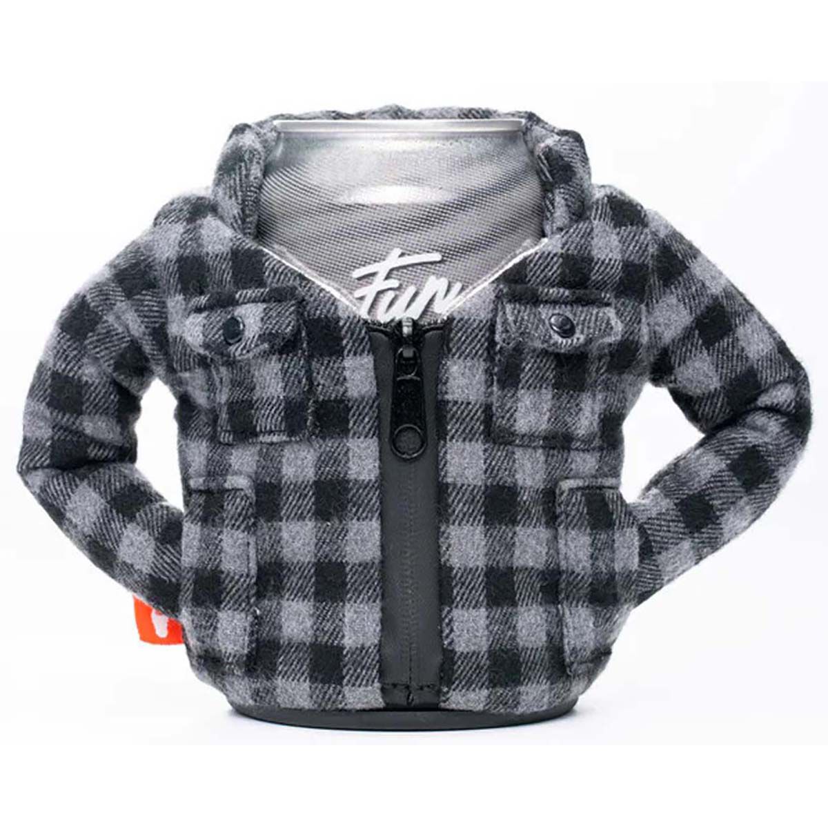 Puffin Beverage Flannel Koozie